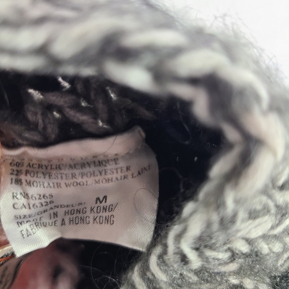 3D knit vintage sweater Mohair wool blend- Size medium womens - Picture 8 of 8